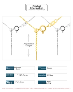 Adjustable stainless steel chain necklace showing gold and rose gold plated slider beads