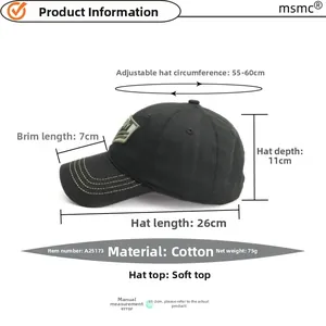 Tabella delle taglie dettagliata per cappellino da baseball in cotone con cinturino regolabile