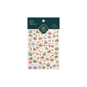 3D-Nagelaufkleber Set mit Sommer-Wassermelonen und Eiscreme Motiven mit Reliefeffekt