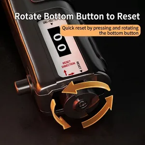 Professional counting hand gripper with digital display and reset knob for strength training
