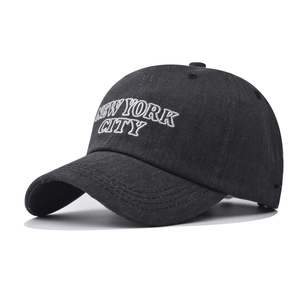 Retro Baseball Cap Washed Cotton New York City Embroidery Adjustable Sun Hat Unisex Casual Streetwear Outdoor Sports