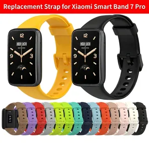 Replacement Smartwatch Strap Soft Silicone Sport Wristband For Fitness Tracker Breathable Waterproof Adjustable