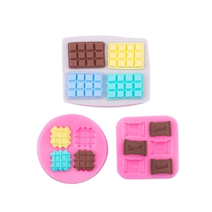 Silicone Baking Molds For Chocolate Waffle Candy Shapes DIY Cake Decorating Tools Non Stick Flexible Reusable