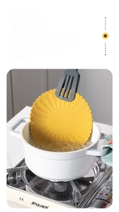 Sunflower silicone trivet mat heat-resistant from -40°C to 230°C for kitchen pots
