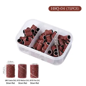 Set nagelschuurbanden HSQ-04 met metalen opspanstift in korrel 80/120/180