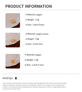 Detailed size chart for vintage snake rings listing copper material and weight specifications