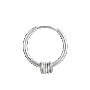 Stainless Steel Hoop Earrings For Women Men Detachable Small Rings Minimalist Geometric Circle Earrings Plated Jewelry
