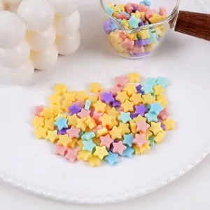 Breloques Étoiles En PVC Couleurs Macaron Simulation Bonbons Pour Création De Bijoux Nail Art Décor De Chaussures