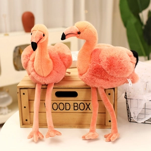 Peluche Flamant Rose Animal En Peluche Doux Long Cou Jambes Décoration De Chambre Cadeau Anniversaire Enfants