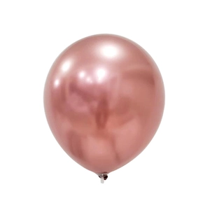 Μεταλλικό μπαλόνι λάτεξ rose gold για διακόσμηση πάρτι και γάμου