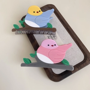 Creative Bird Shaped Acetate Hair Claw Clip Cute Animal Design Handmade Hair Clamp For Women Sweet Hair Accessories