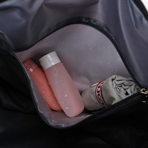 Large capacity sports gym bag with waterproof dry wet separation pocket for travel storage