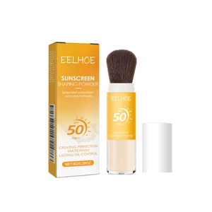 EELHOE Sonnenschutz Puder Pinsel SPF50 PA++ mattierende Oelkontrolle 8g Make-up Tool