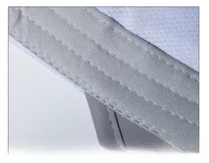 Macro view showing the widened inner sweatband and reinforced stitching of a dry-fit hat