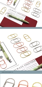 Kreative Metall Büroklammer und Stifthalter Zubehör, multifunktionales geometrisches Briefpapier.
