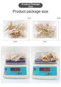 Golden dinosaur toy set showing package weight of 97.4g and 162.8g on scale