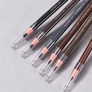 Pull Line Eyebrow Pencil Waterproof Long Lasting Professional Makeup Tool No Sharpening Natural Defined Precise Eye Art