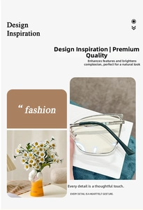 Detail of silver metal glasses temples with dark green tips on a minimalist background