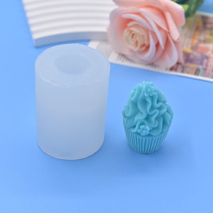 Ice cream flower silicone mold for DIY baking and cake decorating crafts