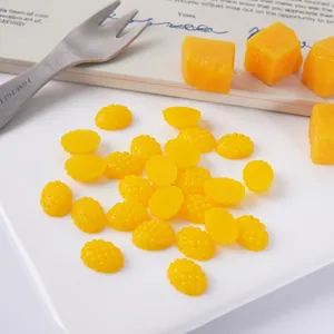Simulation Mango Granules PVC Decorative Realistic Fruit Food Model DIY Miniature Craft Accessories Dollhouse Ornament