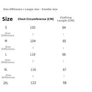 Tabla de tallas detallada para jersey de punto de mujer de S a 2XL con medidas exactas