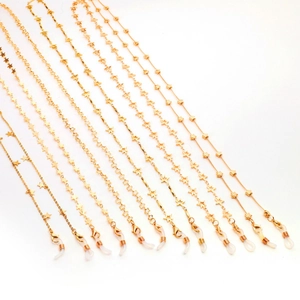Fashion Glasses Chain Non-Slip Metal Alloy Star Artificial Pearl Bead Sunglasses Strap Anti-Lost Eyewear Accessory
