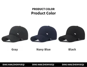 Detailed comparison of winter baseball caps in grey, navy blue, and black for men