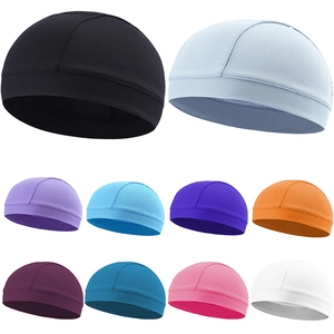 Breathable mesh cycling skull caps in multiple colors for helmet liner and outdoor sports