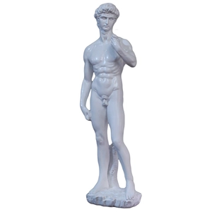 Classic David marble sculpture bust for Nordic living room decor and luxury home art