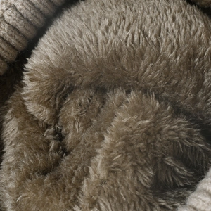 Damen Strickmütze für den Winter mit weichem Fleece-Futter und gerippten Texturdetails