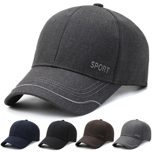 Sport Baseball Cap Polyester Curved Brim Adjustable Sun Protection Outdoor Casual Hat For Men Women