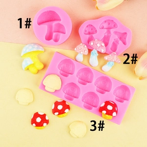 Mushroom Silicone Mold Fondant Cake Decorating Tools Chocolate Candy Gumpaste DIY Baking Accessories Craft Resin Clay