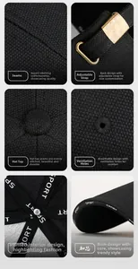 Macro details of breathable pineapple mesh fabric and sport adjustable strap on baseball cap