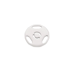 Polished stainless steel soccer football hollow pendant for DIY jewelry making
