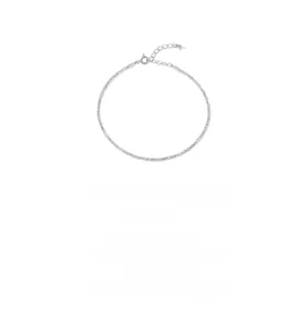 Detail of S925 sterling silver chain featuring textured surface and adjustable clasp