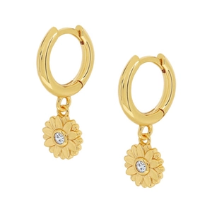 S925 Sterlingsilber Stecker Kupfer Sonnenblume Gänseblümchen Ohrhänger Für Damen Mode Zirkonia Eingelegt Blumen Schmuck