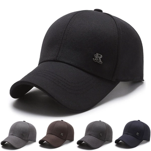 Baseball Cap Men Polyester Breathable Sun Protection Adjustable Outdoor Casual Sport Hat With Metal Logo