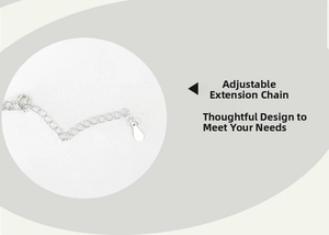 Detail of S925 sterling silver adjustable extension chain with lobster clasp for necklaces