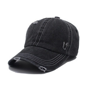 Cappellino Da Baseball In Denim Lavato Rétro Con Bordi Sfrangiati Cappello Trucker Regolabile Vintage Per Uomo E Donna