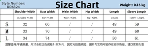 Guide détaillé des tailles et tableau de mesures pour t-shirt à manches longues et buste