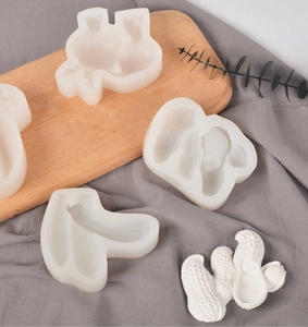 Detaillierte Silikonform mit realistischen Erdnusstexturen für DIY Aroma-Handwerk
