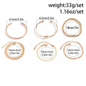 Detailed size specifications for heart pendant bead bracelets and metal bangle set