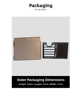 Detail view of heavy duty cast iron boot scraper and dimensions of the packaging box