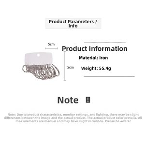 Detailed view of 16-piece silver geometric twisted hoop earrings set on display card