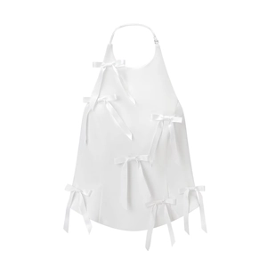 Débardeur Dos Nu Blanc Sexy Pour Femmes Avec Noeuds En Satin Style Streetwear Tissu Tissé Camisole