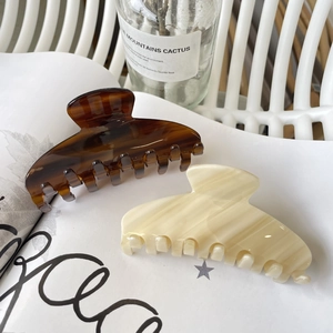 Acetate Hair Claw Clip Large Tortoiseshell Marble Shark Clips For Women Elegant Styling Accessories