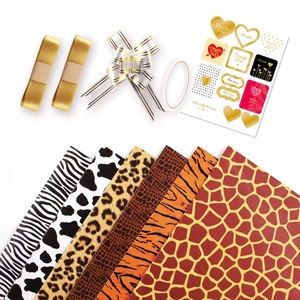 Cadeaupapier Met Dierenprint Luipaard Zebra Koe Slangenbuid Patroon DIY Boekomslag Decoratief Papier Voor Geschenkverpackking
