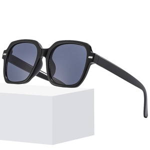 Lunettes De Soleil À Monture Carrée Monture PC Verre AC Protection UV400 Mode Rétro Extérieur Hommes Femmes Tendance