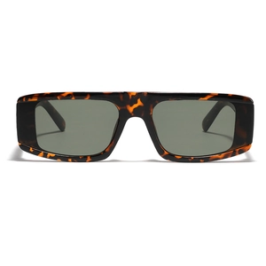 Y2K futuristic oversized sunglasses with retro tortoiseshell frames and dark lenses