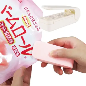 Portable mini heat sealer for food bags with upgraded ceramic heating head